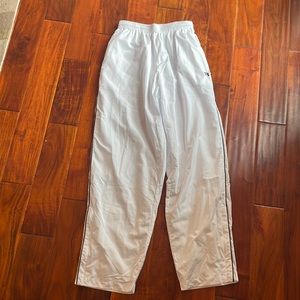 Balenciaga White Track Pant, size medium